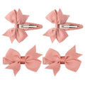 SOHO Ayla Bow Barrettes - Pêche - Accessoires pour cheveux | Fashiongirl