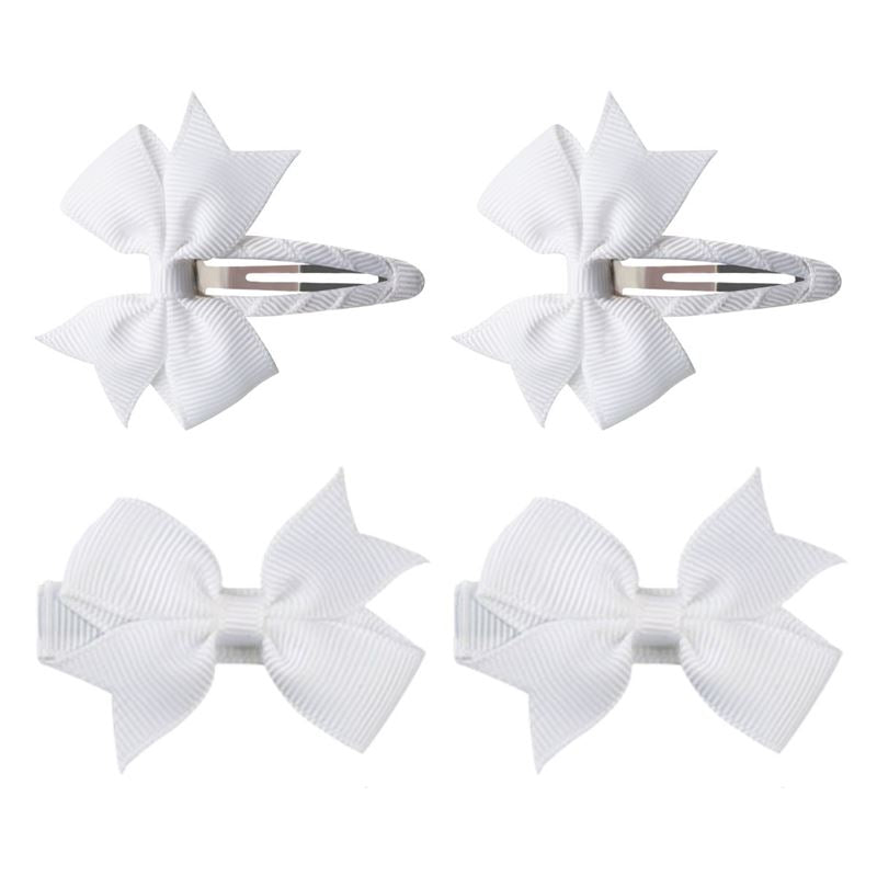 SOHO Ayla Bow Hair clips - White - Hair Accessories | Fashiongirl