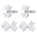 SOHO Ayla Bow Barrettes - Blanc - Accessoires pour cheveux | Fashiongirl