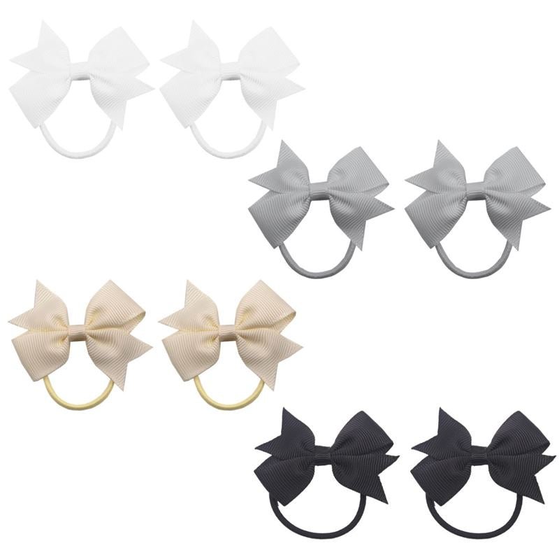 SOHO Ayla Loop Hair elastics - Monochrome - Hair Accessories | Fashiongirl