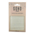 SOHO Perles pour cheveux et visage - 216 pièces - Blanc - | Fashiongirl