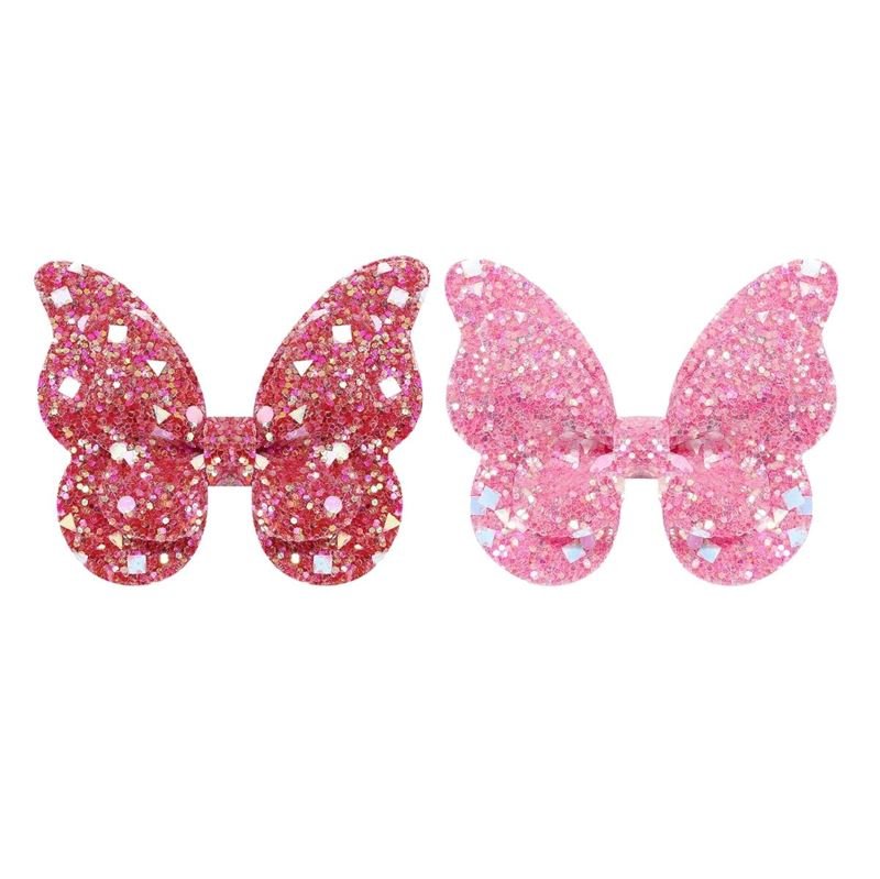 SOHO Bira Glitter Hair Clip - Rose - | Fashiongirl