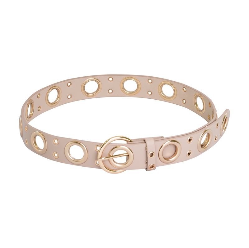 SOHO Blush Belt - Pink/Gold - | Fashiongirl