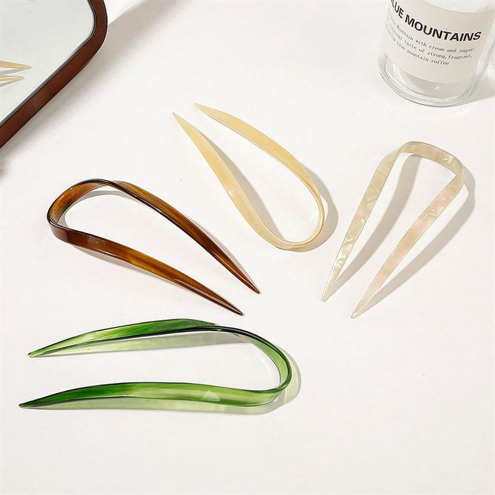 SOHO Channe Hairpin - Brown - Hair Accessories | Fashiongirl