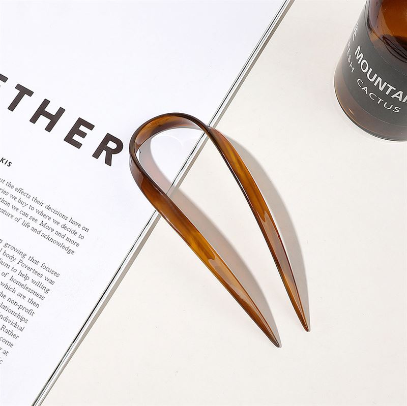 SOHO Channe Hairpin - Brown - Hair Accessories | Fashiongirl