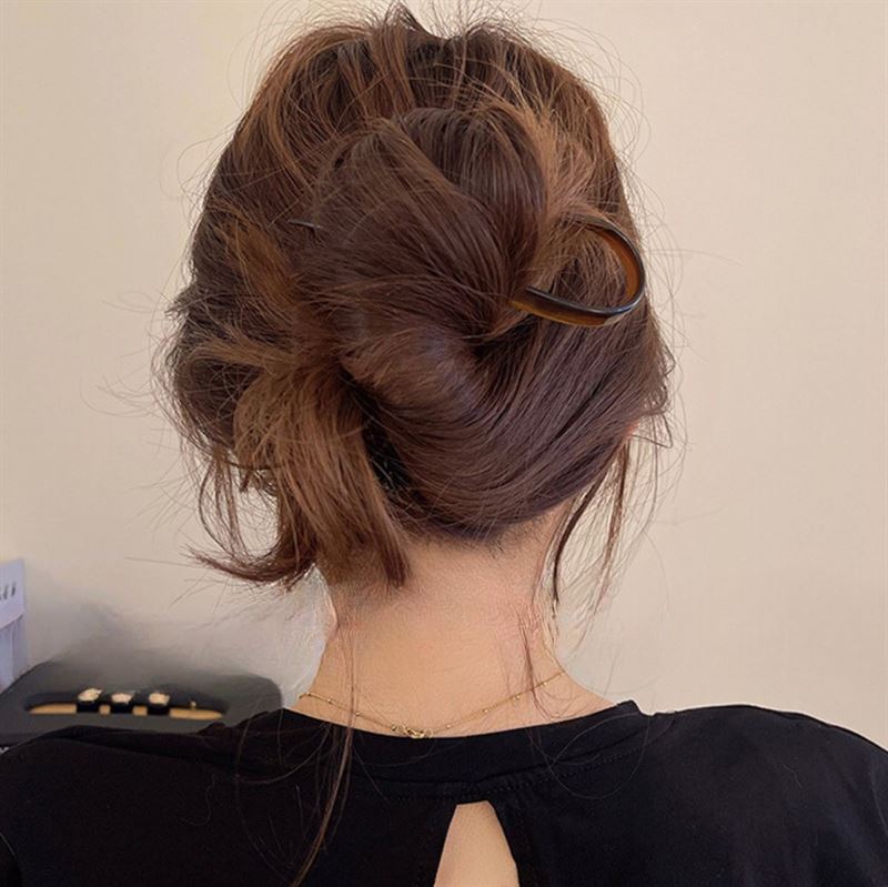 SOHO Channe Hairpin - Brown - Hair Accessories | Fashiongirl
