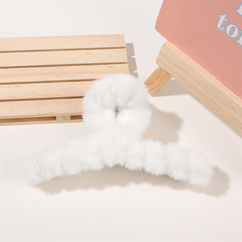 SOHO Coco Hair Claw - White - Hair Accessories