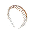 Bandeau SOHO Coffee avec dents - Transparent - Accessoires pour cheveux