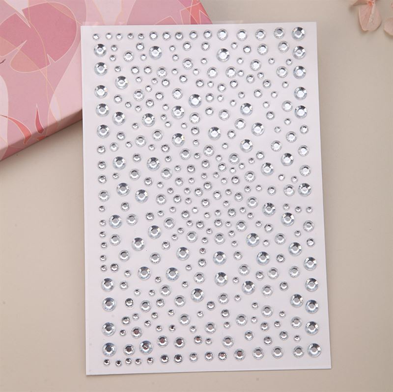 SOHO Dazzling Self Adhesive Rhinestones - Silver - | Fashiongirl