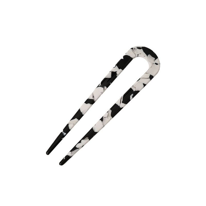 SOHO Dean Hairpin - Black Marble - Hair Accessories | Fashiongirl