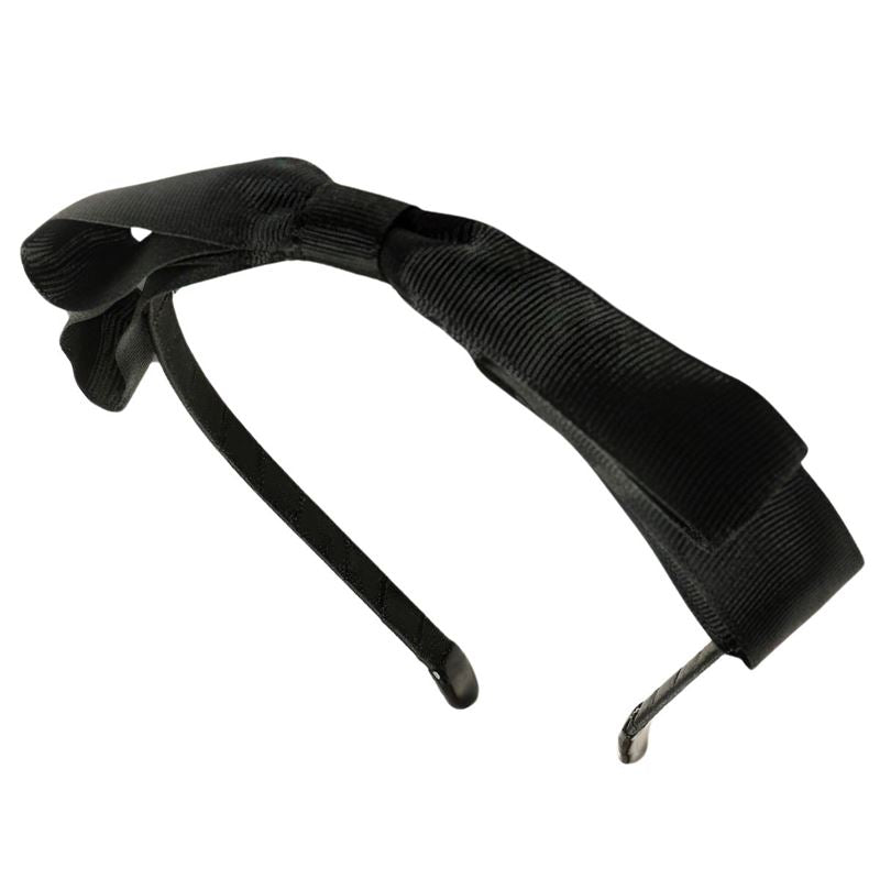 SOHO Donna Bow Hairband - Black - Hair Accessories | Fashiongirl