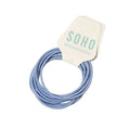SOHO Ellie Hair Elastic - Bleu - Accessoires pour cheveux | Fashiongirl