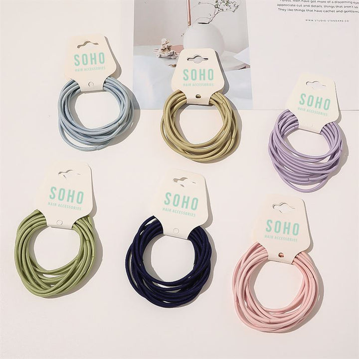 SOHO Ellie Hair Elastic - Bleu clair - Accessoires pour cheveux | Fashiongirl