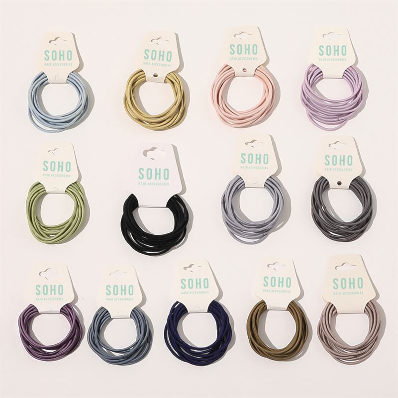 SOHO Ellie Hair Elastic - Bleu clair - Accessoires pour cheveux | Fashiongirl