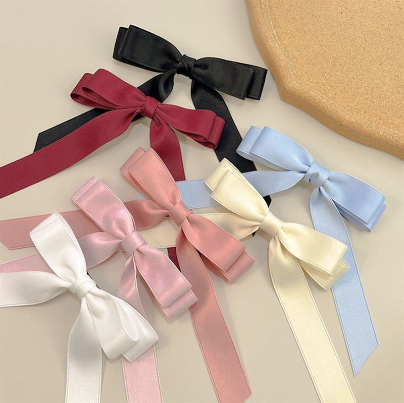 SOHO Emma Bow Hair clips - Pink - Hair Accessories | Fashiongirl