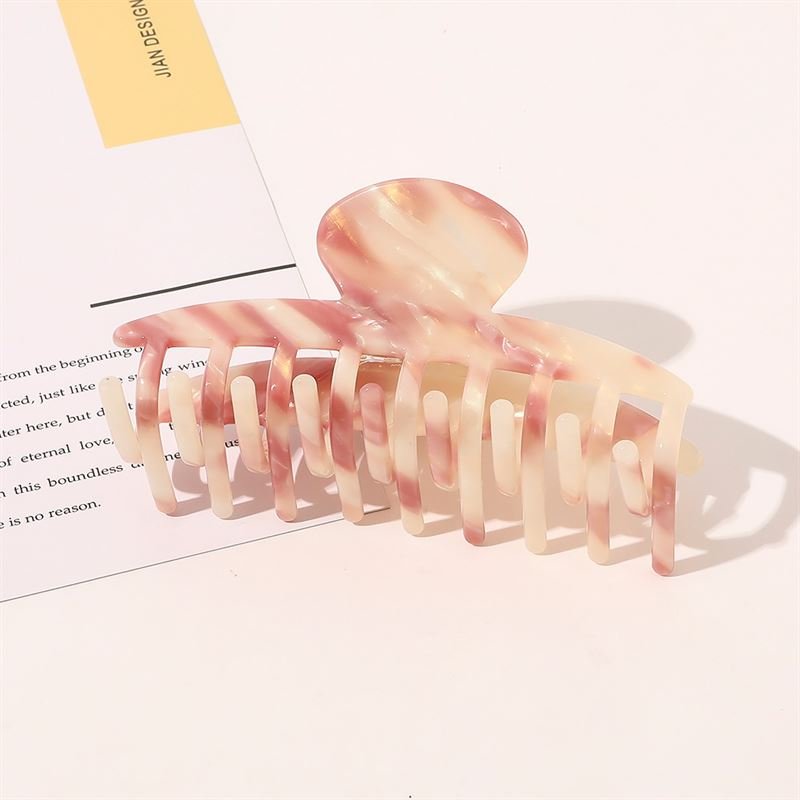 SOHO Gaja Hair Claw - Pink Marble - Hair Accessories