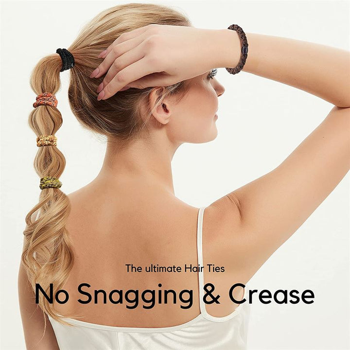 SOHO Hair elastics - Beige, 3 pcs - Hair Accessories | Fashiongirl