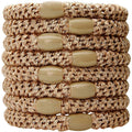 Élastiques pour cheveux SOHO - Beige, 3 pièces - Accessoires pour cheveux | Fashiongirl