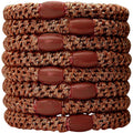 Élastiques pour cheveux SOHO - Brun rougeâtre, 3 pièces - Accessoires pour cheveux | Fashiongirl