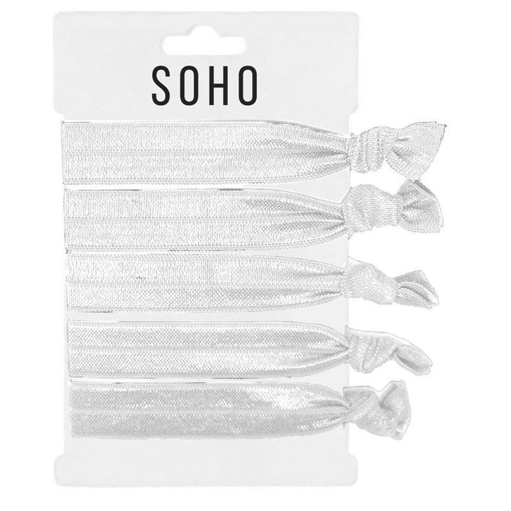 SOHO Hair Ties n° 01 - Blanc - | Fashiongirl