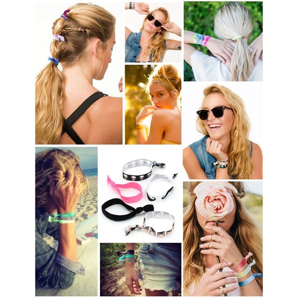 SOHO Hair Ties n° 01 - Blanc - | Fashiongirl