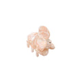 La mini-barrette SOHO Hara en rose nuage de SOHO est un petit accessoire pour cheveux brillant en forme d'éléphant ressemblant à une figurine, présenté sur un fond blanc.