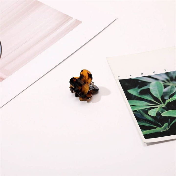 SOHO Hara Mini Hair Claw - Tortoise - Hair Accessories