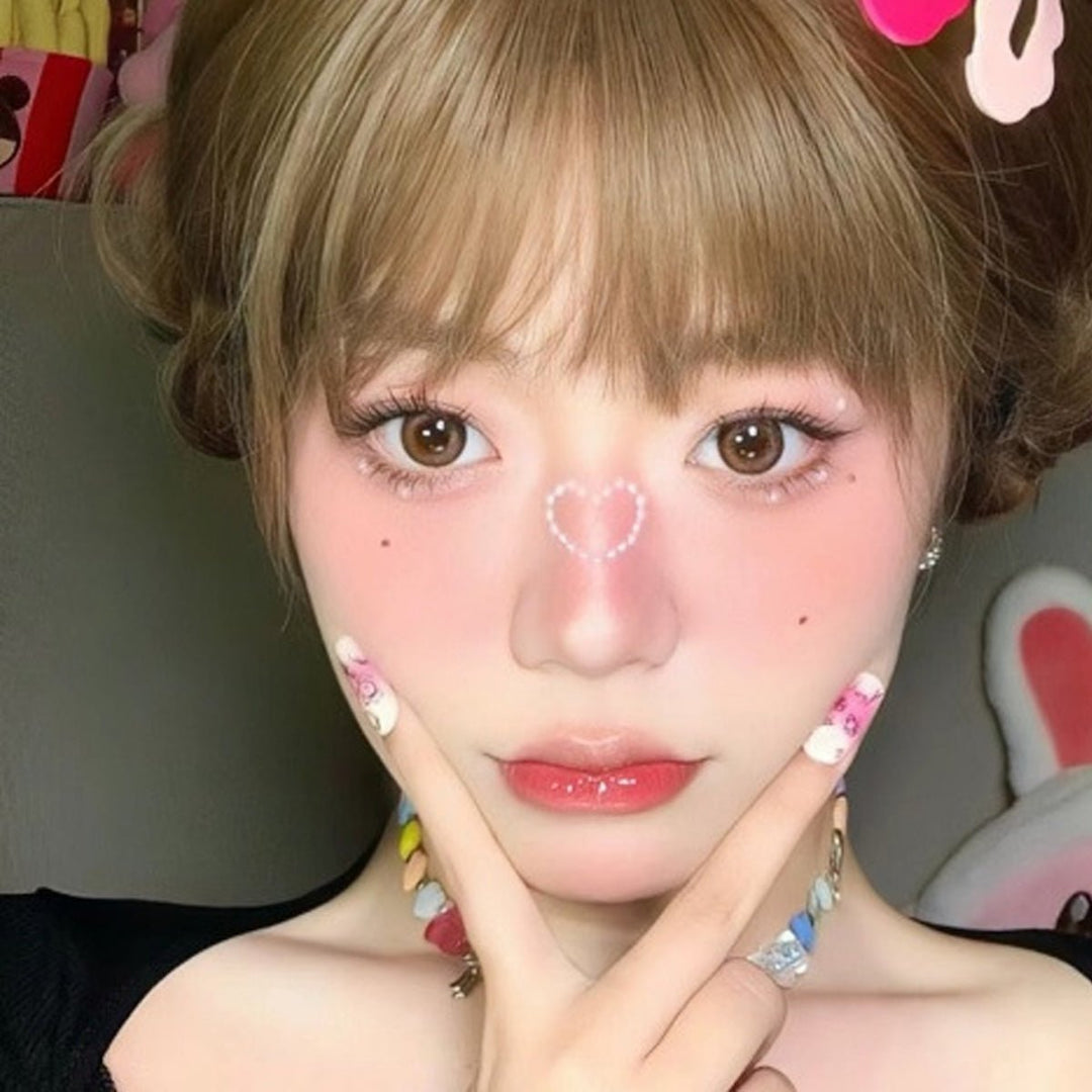 SOHO Hearts & Stars Adhesive Face Beads pour le visage, le maquillage, les ongles, le corps, l'artisanat - Blanc - | Fashiongirl