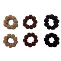 SOHO Hebe Élastiques pour cheveux - Beige/Marron - Accessoires pour cheveux | Fashiongirl