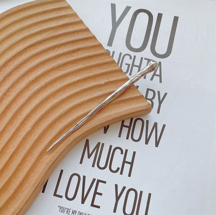 SOHO Hina Metal Hair Stick - Argent - | Fashiongirl