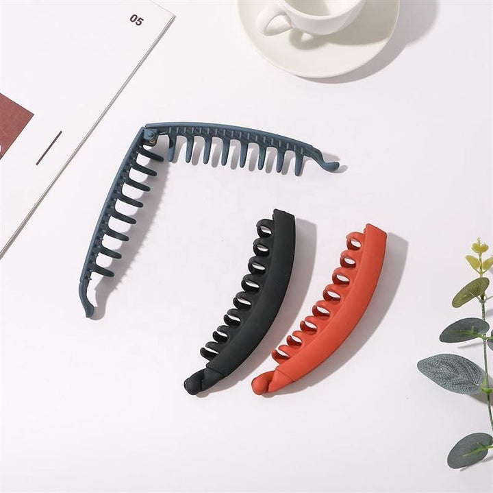 SOHO Idis Banana Hair Clip - Black - | Fashiongirl