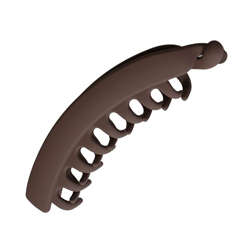 SOHO Idis Banana Hair Clip - Dark Brown - | Fashiongirl