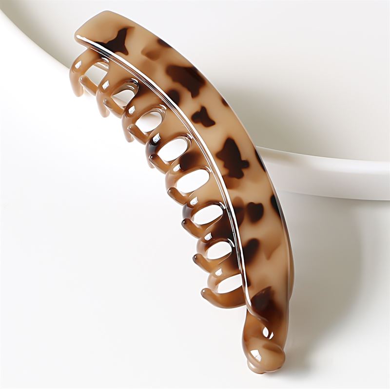 SOHO Idis Banana Hair Clip - Light Tortoise - | Fashiongirl