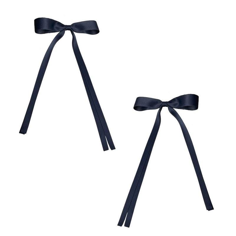 SOHO Isa Bow Hair clips - Dark blue - Hair Accessories | Fashiongirl