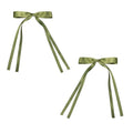 Barrettes SOHO Isa Bow - Vert - Accessoires pour cheveux | Fashiongirl