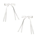 SOHO Isa Bow Barrettes - Blanc - Accessoires pour cheveux | Fashiongirl