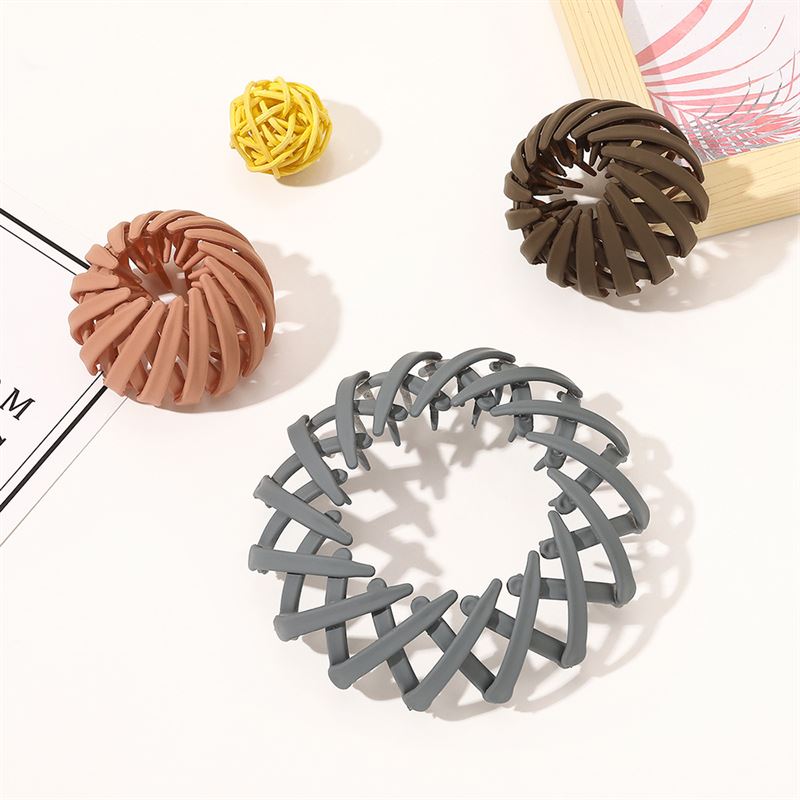 SOHO Jana Ponytail Spiral - Brown - | Fashiongirl