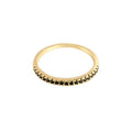 Bague SOHO Joy 16 mm - Noir - | Fashiongirl