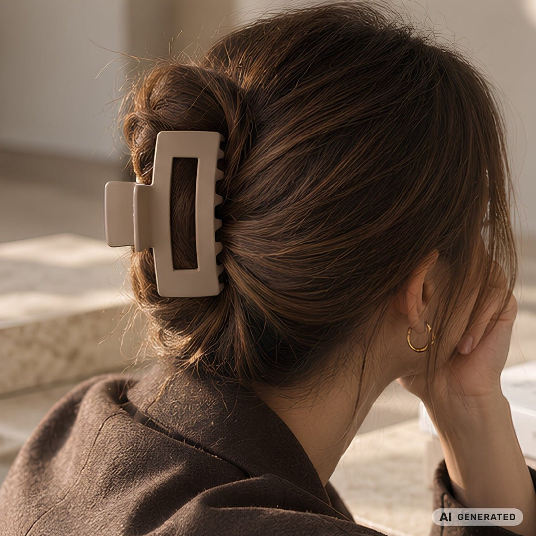 SOHO Kalia Hair Claw Clip 10x5 cm - Light Brown – image 3