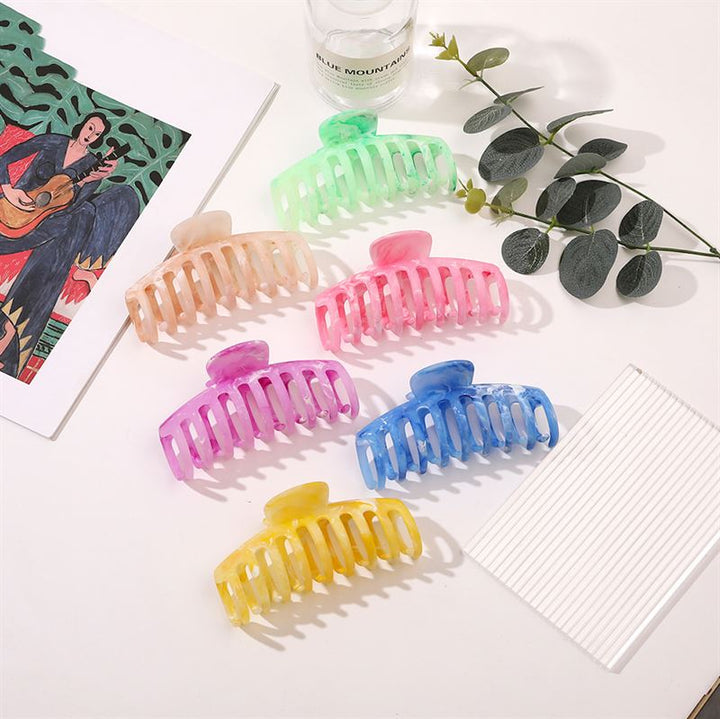 SOHO Kana Marble Hair Claw - Rose - Accessoires pour cheveux