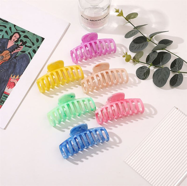 SOHO Kana Marble Hair Claw - Rose - Accessoires pour cheveux