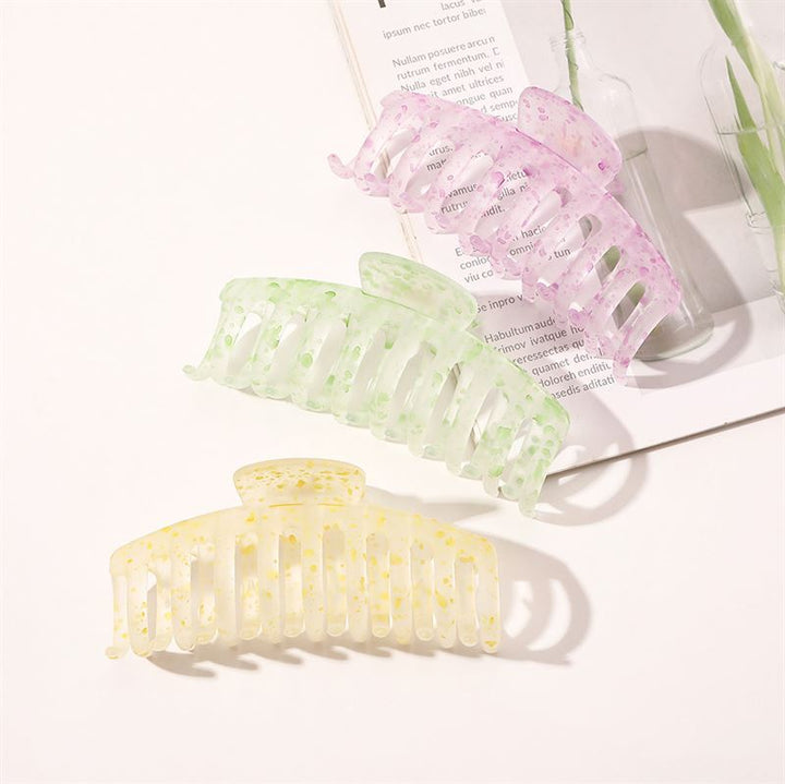 SOHO Kana Splash Hair Claw - Pink - Hair Accessories