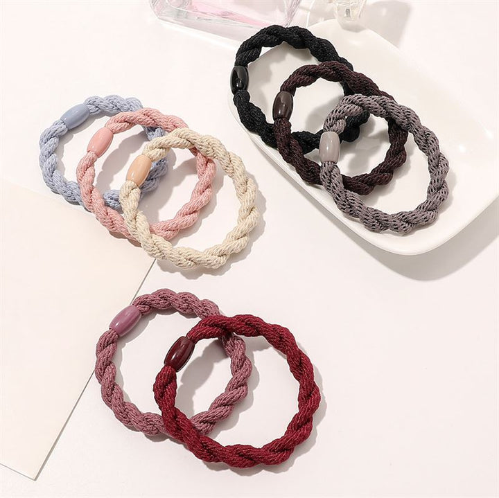 SOHO Karoline Hair elastics - Dark brown - Hair Accessories | Fashiongirl