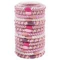 SOHO Kenlee Élastiques pour cheveux - Rose (15 pièces) - Accessoires pour cheveux | Fashiongirl