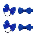 SOHO Kirby Bow Élastiques et barrettes pour cheveux - Cobalt - Accessoires pour cheveux | Fashiongirl