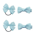 SOHO Kirby Bow Élastiques et barrettes pour cheveux - Bleu glacier - Accessoires pour cheveux | Fashiongirl
