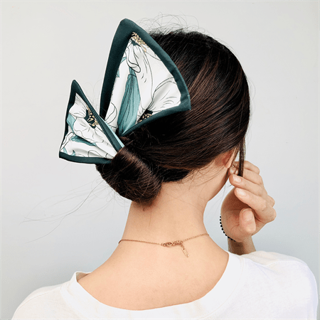 SOHO Lily Hair Twister / Deft Bun Maker - Floral - | Fashiongirl