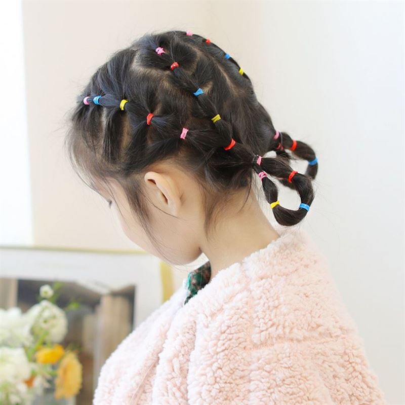 SOHO Liva Snag Free Hair elastics, 300 pcs - Mix - Hair Accessories | Fashiongirl