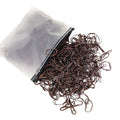 SOHO Liva Snag Free Hair élastiques pour cheveux, 500 pièces - Marron - Accessoires pour cheveux | Fashiongirl