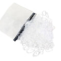 SOHO Liva Snag Free Hair élastiques pour cheveux, 500 pièces - Transparent - Accessoires pour cheveux | Fashiongirl
